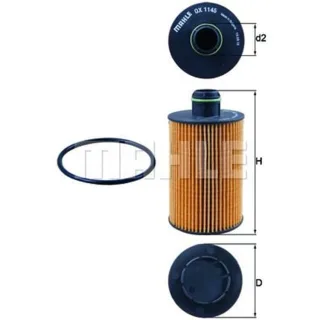 Mahle ?lfilter Jeep Grand Lancia Thema 3,0
