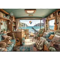 Bluebird Puzzle Puzzle Camping Küste, Puzzleteile