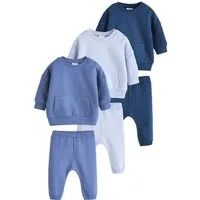 Next Sweatanzug Baby Sweatshirt und Jogginghose, 6-teiliges Set (6-tlg)