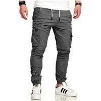 SOULSTAR Cargohose S2LOM Herren Chino Jogger Jeans Hose Stoffhose Freizeithose
