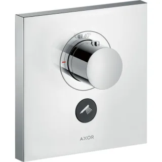 hansgrohe Axor ShowerSelect Square Thermostat 36716000, Unterputz Thermosat, 1 Verbraucher, chro