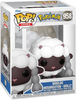 Funko Pop! Games 958 - Pokémon: Wooloo Moumouton  Wolly