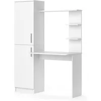 Vicco Schreibtisch Tessa, Weiß, 122.9 x 52 cm (1-St)