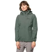 Jack Wolfskin Regenjacke STORMY POINT 2L JKT W mit Kapuze, wasserdicht, winddicht