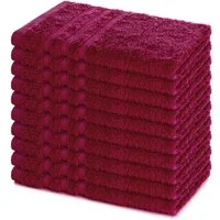 Lavea Gästehandtücher 30x50 cm, 10er Set Gästehandtuch, Elena-Frottee Handtuch, Gästetuch, (Set, 10-St), 500 g/m² Frottier, weich & saugstark, pflegeleicht