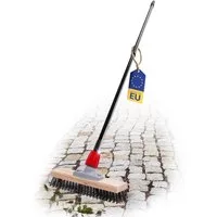 Novaliv Kehrgarnitur 31187-19444-1x, Novaliv Robuster Drahtbesen mit Stiel Basic Stahlbesen mit Teleskopsti