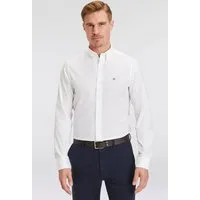 Gant Langarmhemd SLIM CLASSIC POPLIN SHIRT mit klassischer Logostickerei auf der Brust