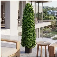 Kunstbaum MCW-Q89-120 Buchsbaum, MCW, Höhe 120 cm, Für Innen- und Außenbereiche geeignet