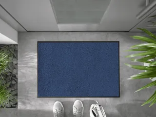 Monocolour Navy wash + dry Matte | Größe: 60x90cm