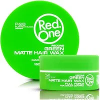 RedOne Haarwachs RedOne Green Matte Hair Wax 150 ml Maximum Control Haarwachs, Wasserlöslich, rückstandslos auswaschbar, alkoholfrei.