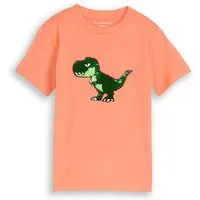 TOM TAILOR T-Shirt T-Shirt T-Shirt mit Wendepailletten