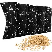 Amilian Kirschkernkissen für Mikrowelle - Kirschkernkissen Nacken Schulter - 55x20 cm, Wärmekompresse - Wärmekissen - Kältekissen
