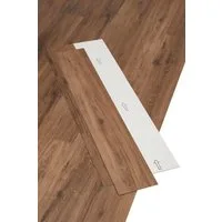 misento Vinylboden selbstklebend in Holzoptik, 32 PVC Planken je ca. 15,2 x 91,4 cm, PVC Bodenbelag 4,46 m², für Fußbodenheizung, Badezimmer, Wohnräume