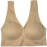Dekker Bustier "Princess Dessous " Seamless Bustier/BH super Passform gefütterte Cup (Packung, 2 Stück) Logogschriftzug "Tina"