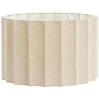 Light & Living Lampenschirm DISLI, Beige, Textil, wellenförmiges Muster, Ø 35 x H 22 cm