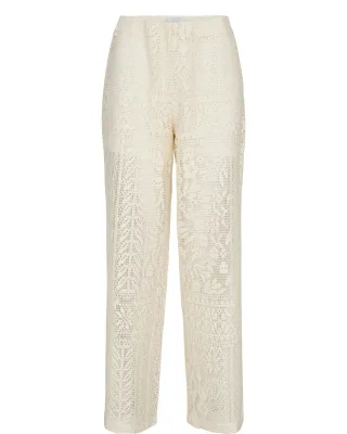 Nümph - NUWICKI PANTS cloud dancer - Gr. - 36