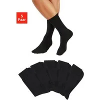 H.I.S Businesssocken Herrensocken, Männdersocken, uni Anzugsocken, (Packung, 5-Paar) mit klassischem Rippbündchen, ohne drückende Naht
