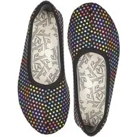 Beck Schläppchen Punkt Multi Gymnastikschuh rutschfest, Handgenäht in Deutschland