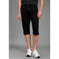 Bruno Banani Jeansbermudas Hutch-Bermuda Straight-Fit, normale Leibhöhe, aus elastischem Denim-Material