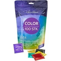 Vibratissimo Kondome Premium Nature, Color, Mix, verschiedene Aromen, Farben, Strukturen