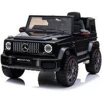 BoGi Elektro-Kinderauto Mercedes G 63 AMG 12V – 2x25W, RC, mit Musik & LED, Fahrspaß für Kinder mit Stil – Mercedes G 63 AMG 12V Elektroauto