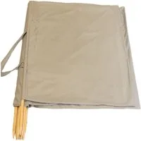 Aves-24 Windschutz WINDSCHUTZ 8m für Strand Garten Meer SICHTSCHUTZ Camping Blickschutz, 51. Einfarbig Grau