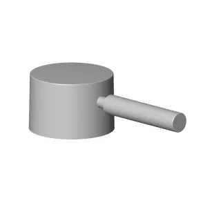 Dornbracht Griff für Wanne Stand Ersatzteile 90206600500 52 x 35 x 117 mm Chrom 90206600500-00