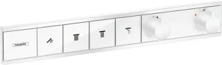Hansgrohe Thermostat Unterputz RainSelect Fertigset 4 Verbraucher mattweiss, 15382700 15382700