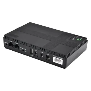 Optical Router Adapter 10400mAh Lithium Battery Uninterrupted Power Supply Multi-Output 5V 9V 12V 15V 24V Portable and F
