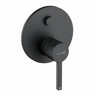 Kludi NOVA FONTE Unterputz-Wannenarmatur Push eigensicher, für 88022, mattschwarz, 207633915 207633915