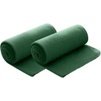 Wohndecke Polar-Fleece, wometo, OEKO-TEX®, 2 Fleecedecken mit Kettel-Rand & Anti-Pilling