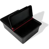 Works Aufbewahrungsbehälter, einsetzbar in Seitentisch schwarz, für SLATE GPD Premium Plancha