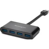 USB 3.0 4-Port Hub, USB-Hub schwarz, 4x USB 3.0 Typ-A