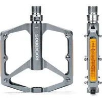 ROCKBROS Fahrradpedale Rutschfest ultraleicht Aluminium-Fahrradpedale 9/16 Zoll MTB&Rennrad