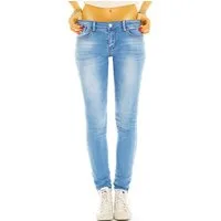 be styled Röhrenjeans Low Rise Jeans Hose Röhrenjeans Skinny Hüftjeans - Damen - j17l 5 Pocket Style