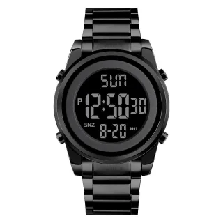 SKMEI Men's LED Night Light Digital Watch Multifunctional Digital Timing Alarm Wristwatches, Ideal Choice For Gifts Men