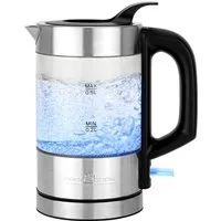 ProfiCook Wasserkocher PC-WKS 1228 G, Wasserkocher Edelstahl, 0,5 L, beleuchtet