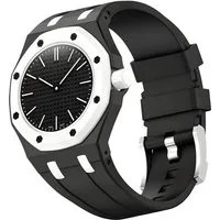 HS.SUPPLY Uhrenarmband Armband passend für Royal Pop Audemars Piguet x Swatch, 20 mm Silikonband, Gehäuse, Dornschließe, mehrere Farben