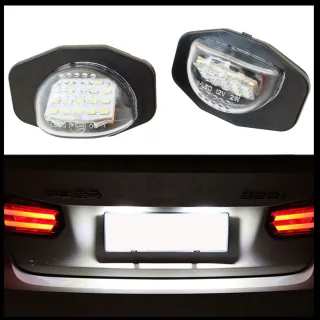 2x LED PREMIUM Kennzeichenbeleuchtung für Toyota Corolla X Auris I II Sienna