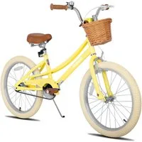 JOYSTAR Kinderfahrrad 12/14/16/18/20 Mädchenfahrrad für 2-13 Jahre alte Kinder, 12" 14" 16" Kinderfahrrad mit Stützrädern & Korb, 20 Zoll mit Ständer
