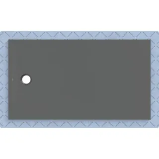 Geberit CleanFloor30 Duschfläche integriert, mit Dichtvlies, graphit: 160x90cm,, 551017DM1 551017DM1