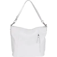 MIRROSI Umhängetasche Damen, Schultertasche,Aus Echtleder, Made in Italy (ca.37x28x11cm)