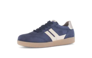 pius gabor - Sneaker low Materialmix Leder blau blau - Gr. - 4.5 UK