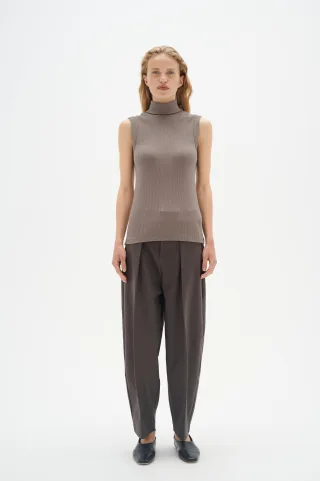 Jerseytop Tight fit Sandy Grey sand