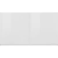 KOCHSTATION Hängeschrank KS-Virginia,neu in verbesserter Ausführung (Stauraum, Softclose) Breite 100 cm, 2 Türen, gedämpfte Scharniere