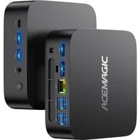 ACEMAGIC Mini PC Windows 11 Pro, 16GB RAM, 512GB SSD, AMD Ryzen Embedded R2544 Mini-PC (AMD Ryzen R2544, AMD Radeon™ Graphics, 16 GB RAM, 512 GB SSD, Lüfterkühlung, Leise,4C/8T, 3,7 GHz, Triple 4K Display, WiFi 5/BT4.2, VESA Halterung)