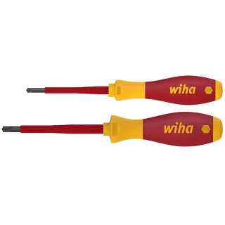 Wiha Schraubendreher Set SoftFinish electric PlusMinus/Phillips 2-teilges Set auf SB-Karte - 32281