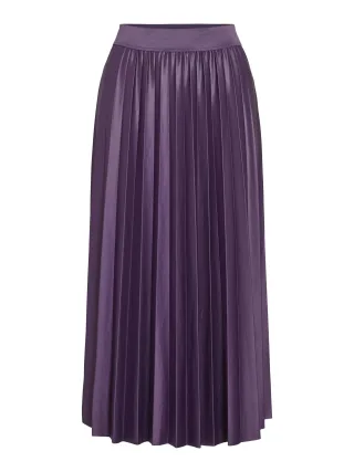 VILA - VINITBAN MIDI SKIRT - NOOS imperial purple - Gr. - XS