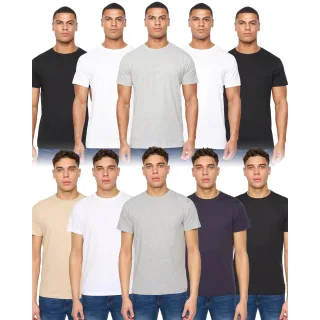 Duck and Cover - "Caplaz & Frankinz" T-Shirt für Herren(10er-Pack) (Bunt)