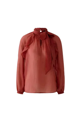 Oui - Bluse red pear - Gr. - 38